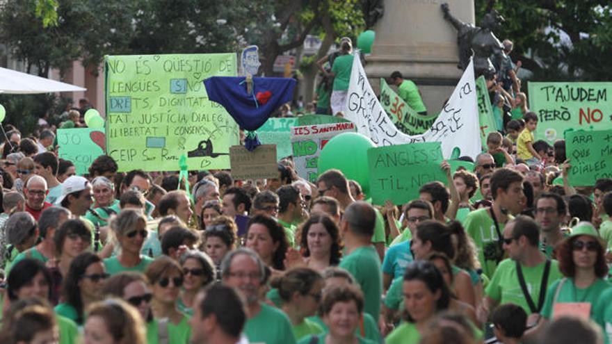 Manifestación en contra del TIL el pasado septiembre.