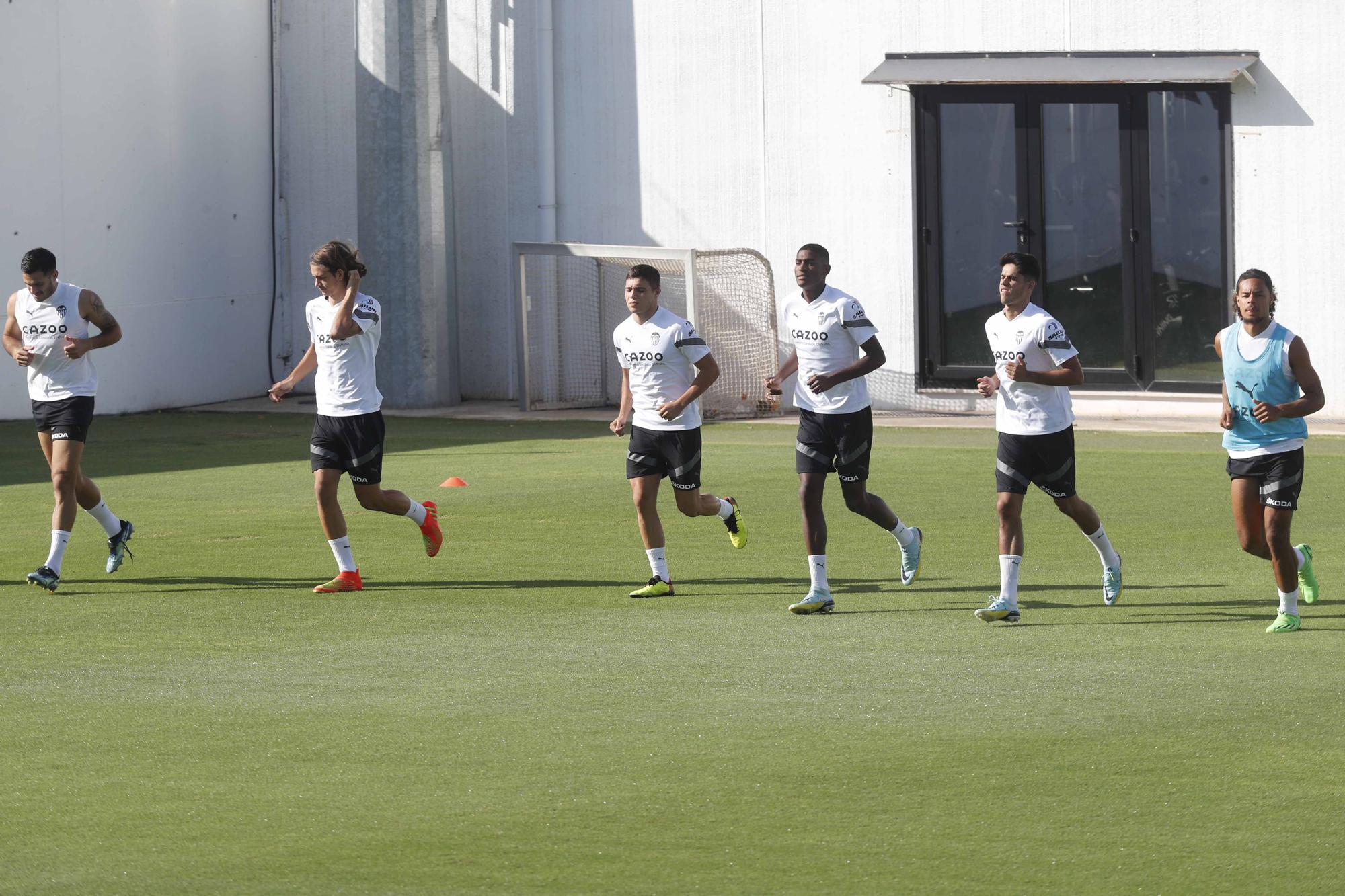 Entrenamiento previo a la segunda jornada de Laliga frente al Athletic de Bilbao