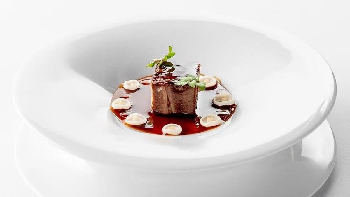 Uno de los platos del restaurante Evvai (Sao Paulo).