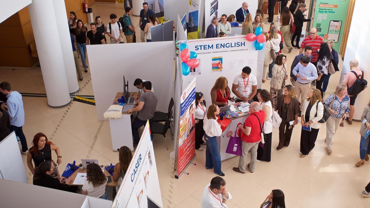 La maratón de empleo de la UA, de este año