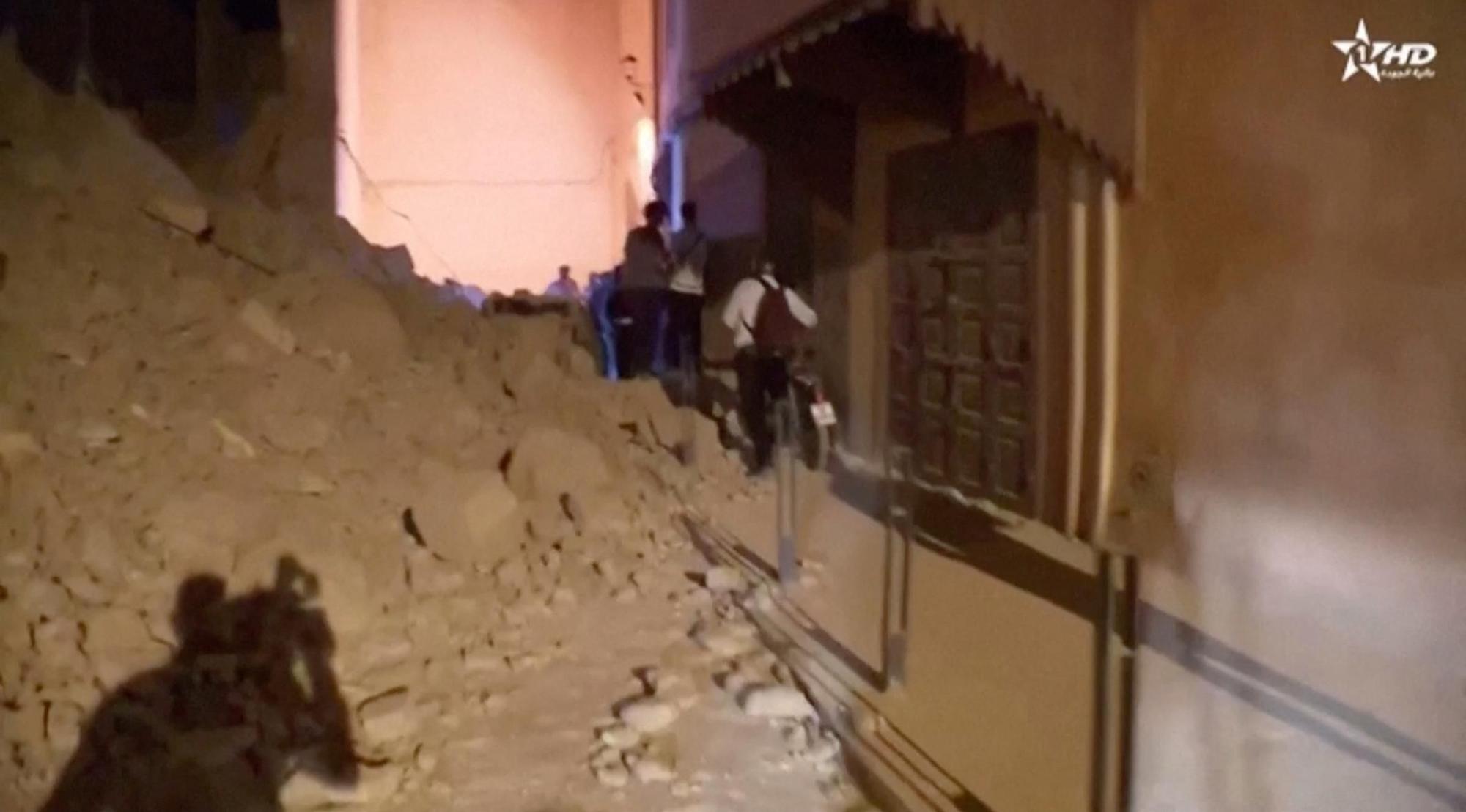 Terremoto en Marruecos con cientos de muertos, en imágenes