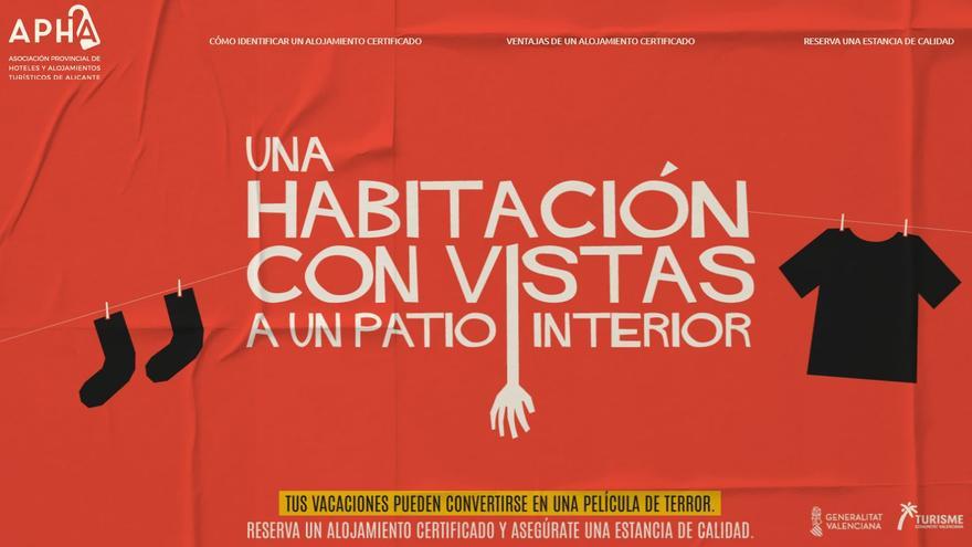 Títulos de película en la campaña de los hoteles de Alicante para luchar contra el intrusismo
