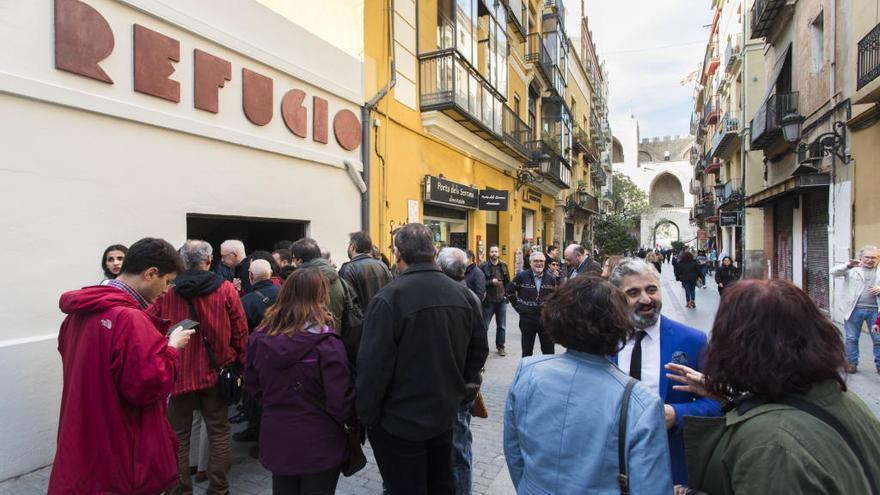 El refugio de Serranos recién inaugurado en Valencia.