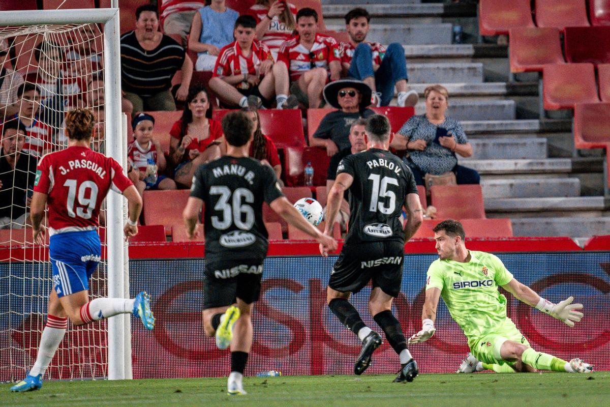 Así fue el partido entre el Sporting y el Granada