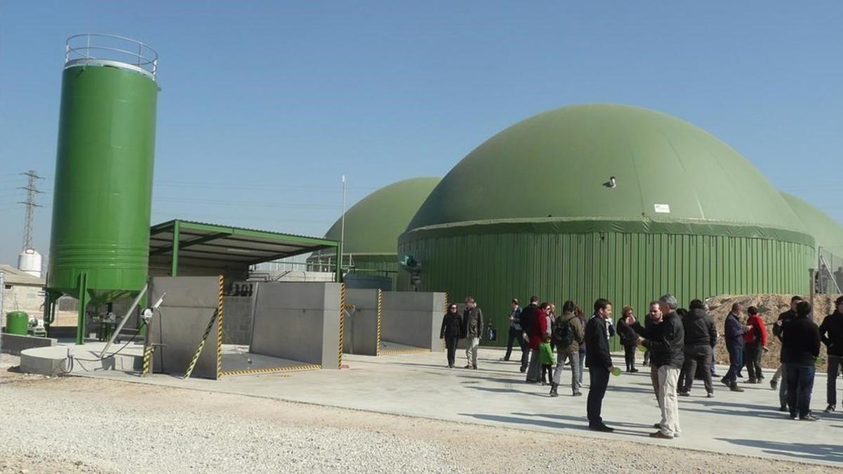 Planta de biogás en Lleida.