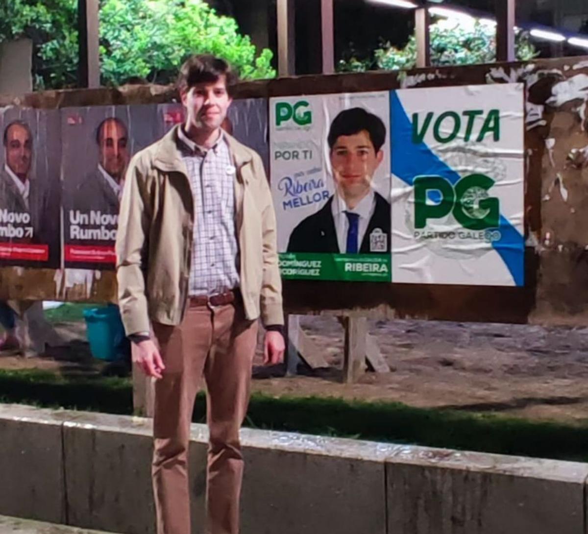 Cabeza de lista do Partido Galego en Ribeira, Moisés Domínguez / CEDIDA