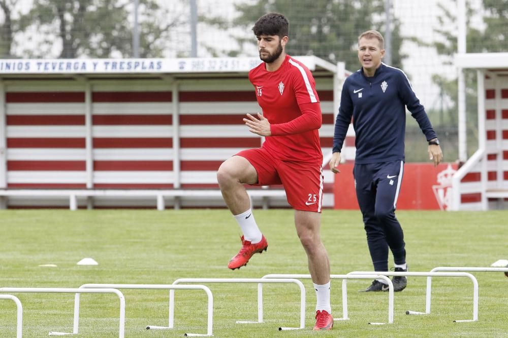 Entrenamiento del Sporting