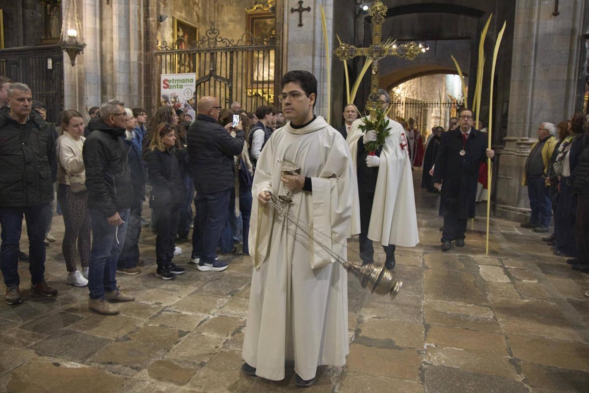 La benedicció de Rams a la Catedral de Girona en imatges La benedicció de Rams a la Catedral de Girona en imatges