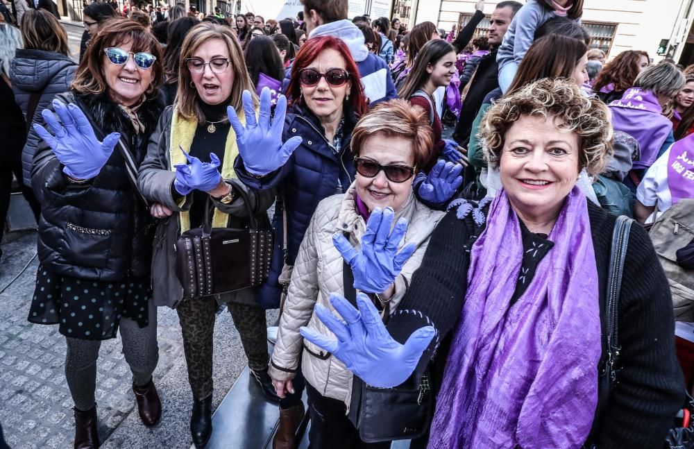 Movilización feminista en Alcoy