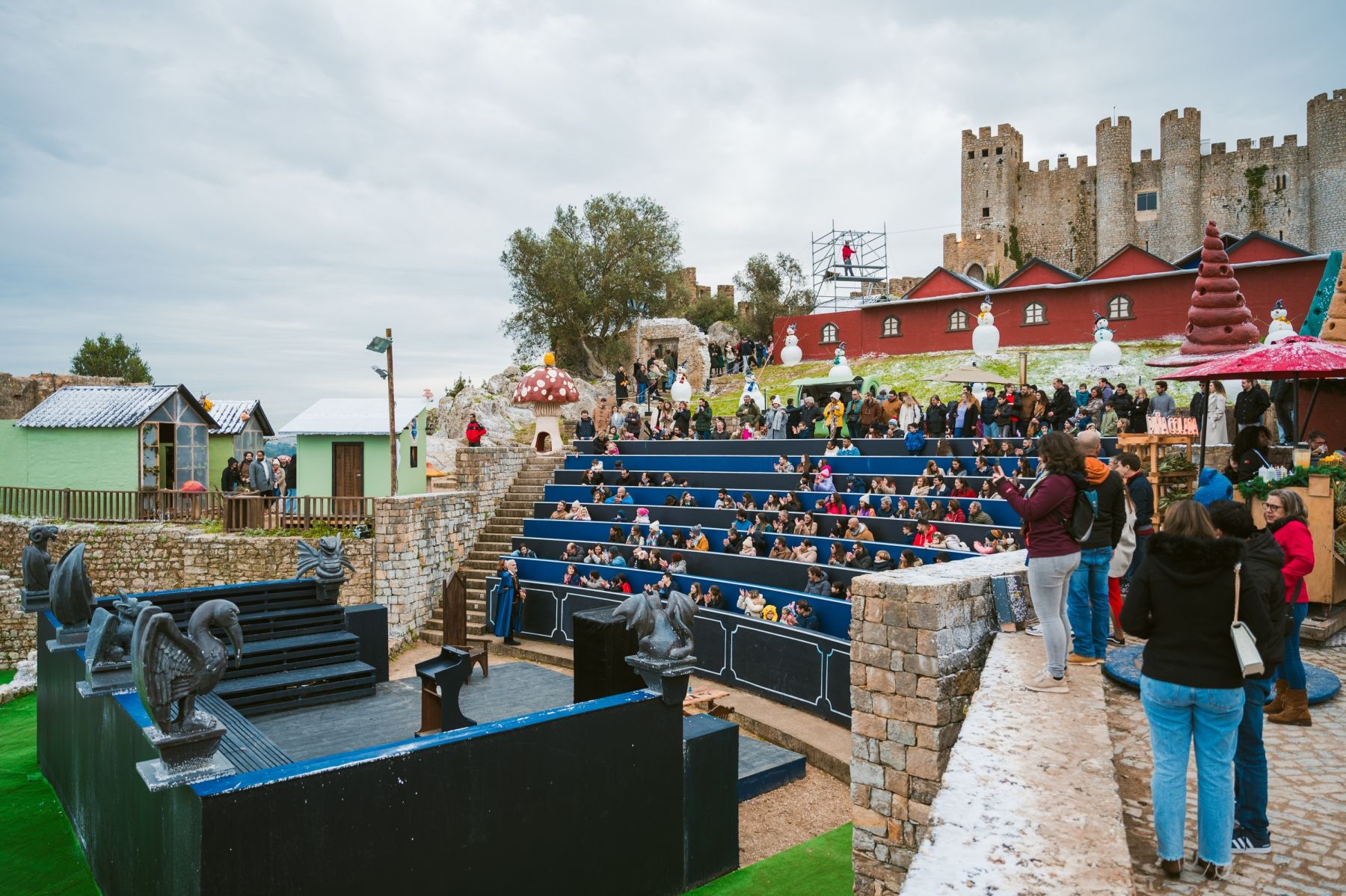 El universo Harry Potter se hace realidad en un parque de Navidad de Portugal