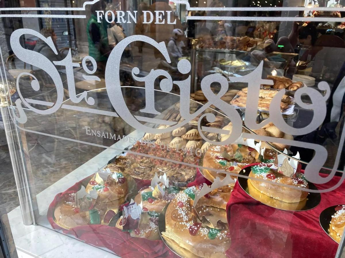 Roscón de Reyes im Forn del Santo Cristo.