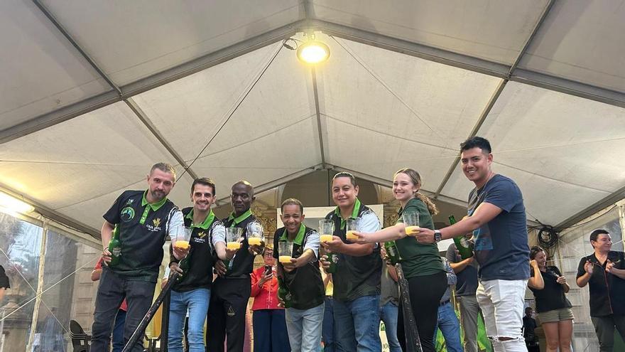 EN IMÁGENES: Concurso de escanciadores de sidra de Villaviciosa