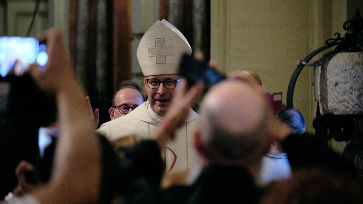 Toma de posesión Monseñor José Antonio Satué como nuevo obispo de Málaga, en la Catedral.