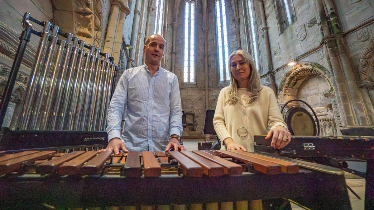 David Fiuza y Belén Bermejo en Bonaval.