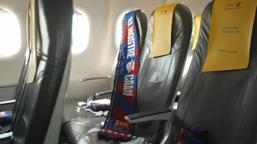 Así vuela el Barça Femení: Vueling prepara un avión muy especial