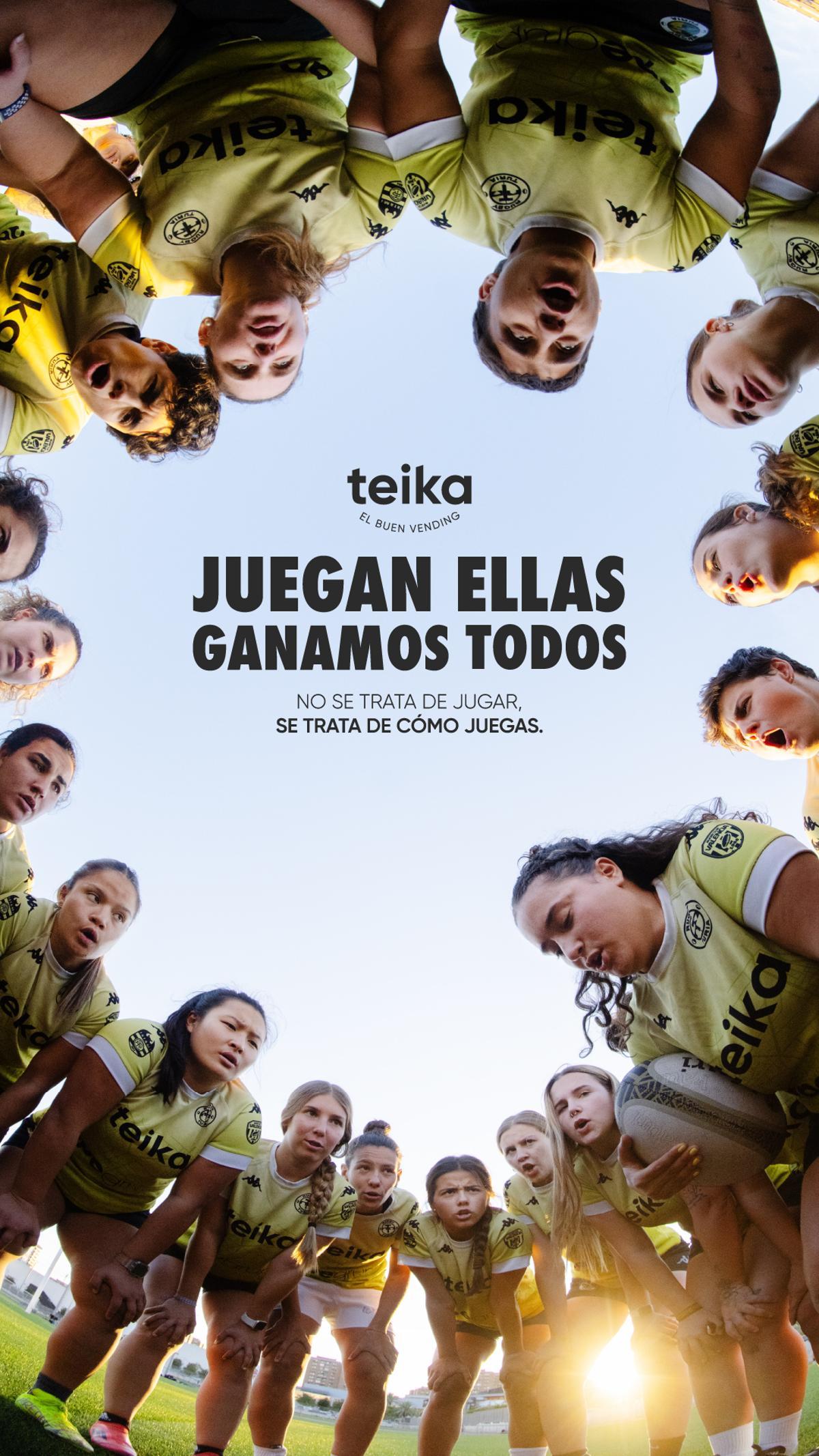 La campaña potencia el crecimiento de las deportistas y las visibiliza como mujeres referentes.