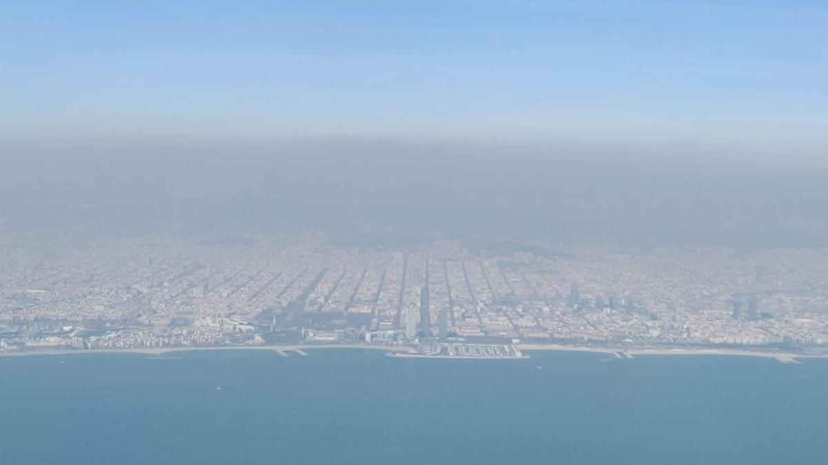 Barcelona, este viernes, con contaminación