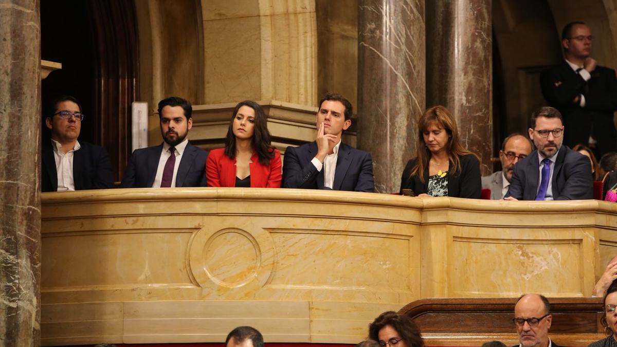 Tribuna de invitados del Parlament