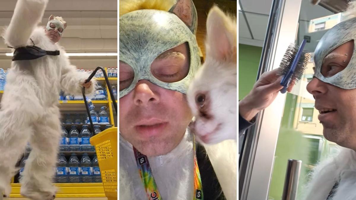 El influencer asturiano que se ha vuelto "therian": Omaruco la lía parda en Mieres