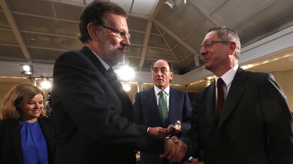 Rajoy y Gallardón, en una imagen de archivo.