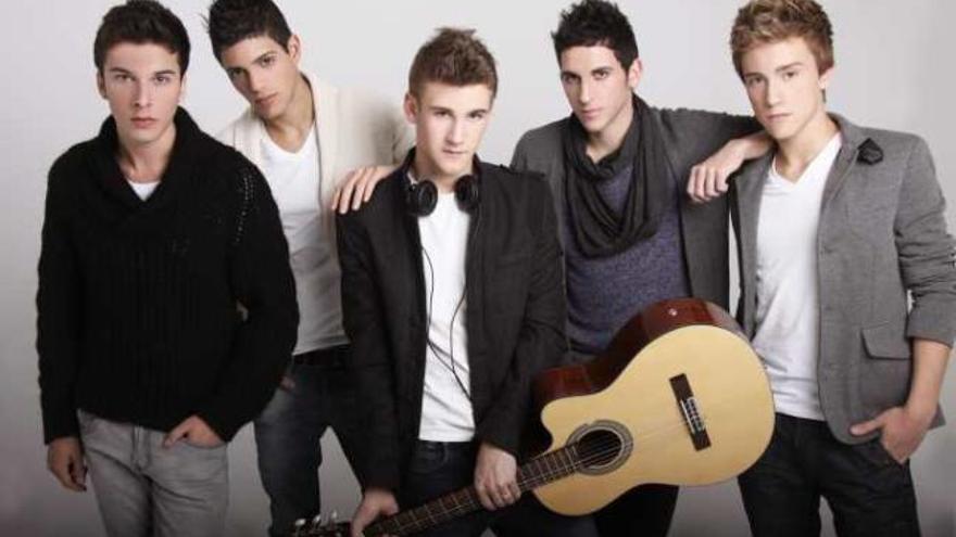 El grupo Auryn, con el alicantino Carlos Marco a la derecha