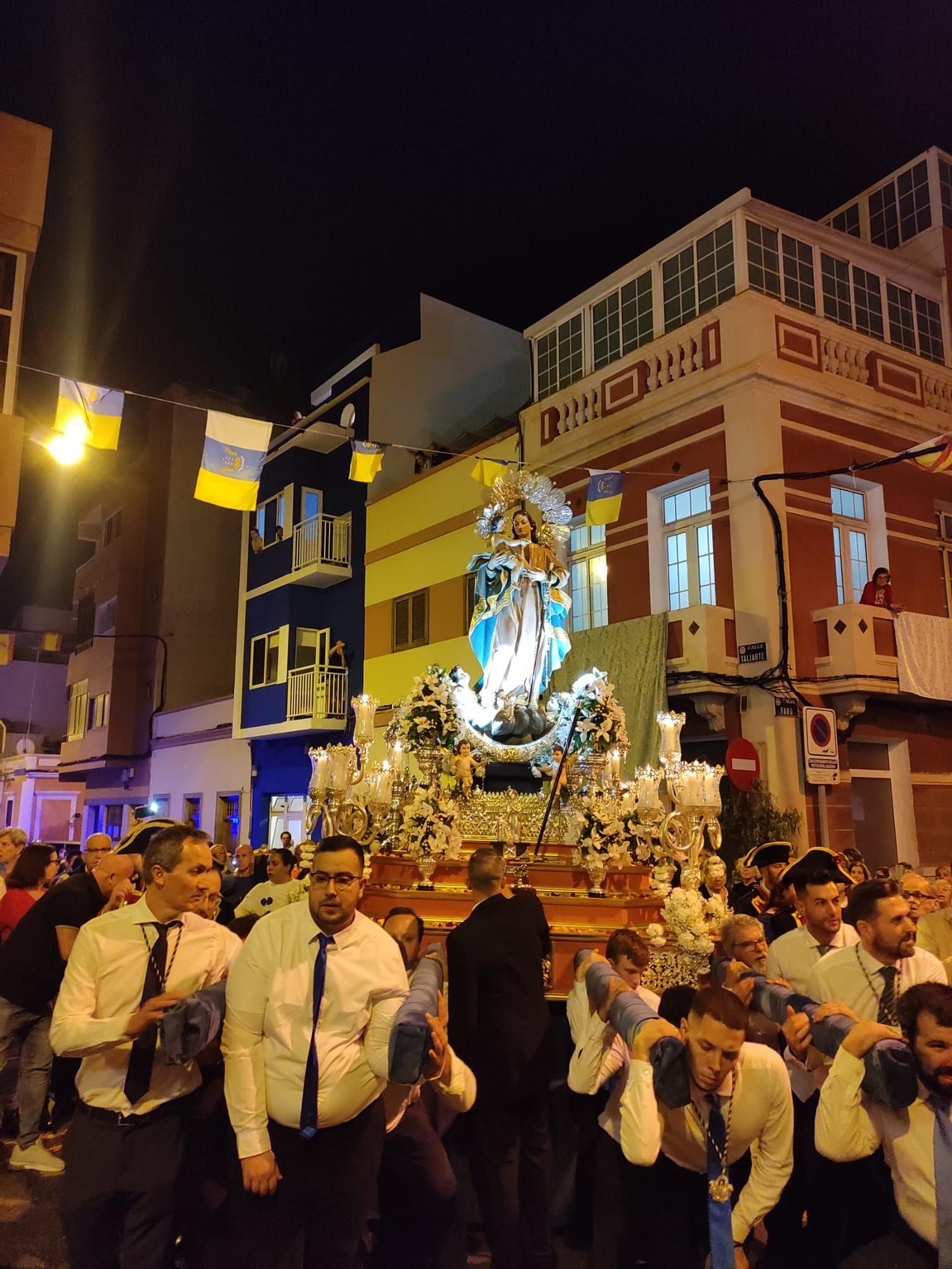 Procesión Extraordinaria por 225 aniversario de la llegada de la talla de Nuestra Señora de La Luz al Puerto