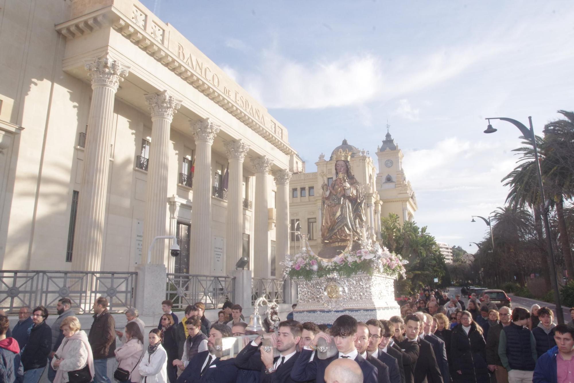 Traslado de la Victoria hasta la parroquia de Santiago