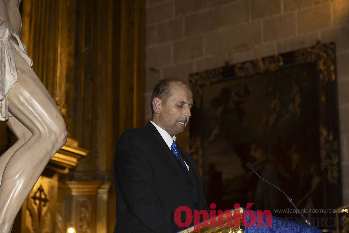 Juan Esteban Piernas pregona la Semana Santa de Caravaca