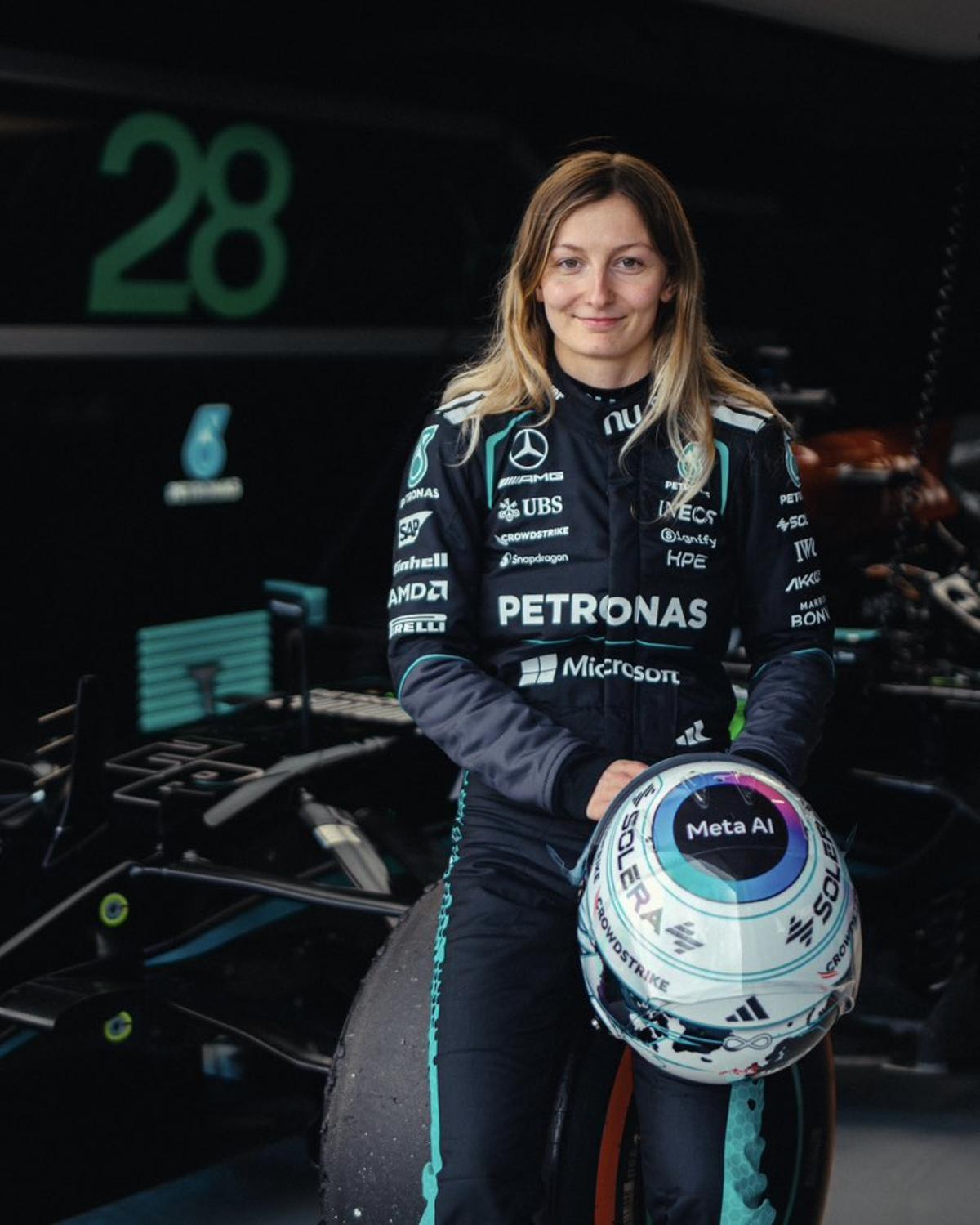 Doriane Pin, piloto de Mercedes