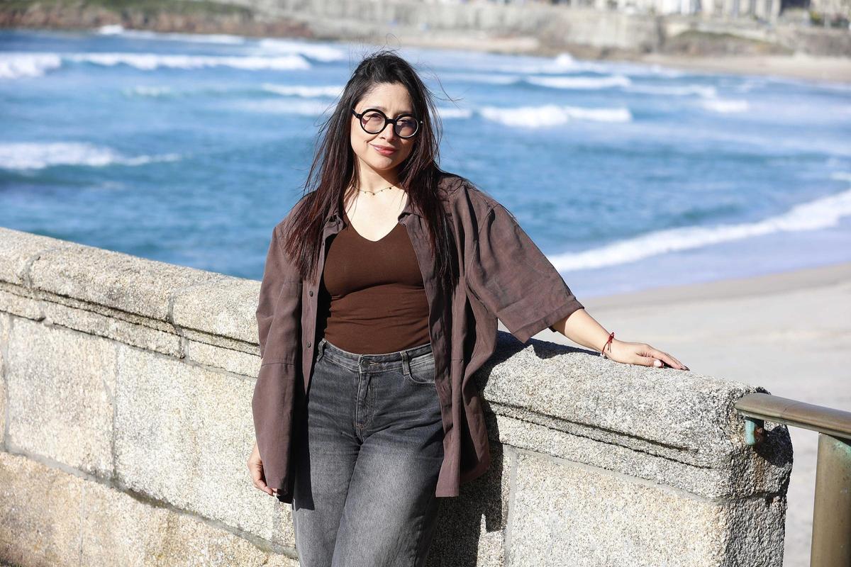 Aluxa Cotorina, creadora de contenido peruana en A Coruña