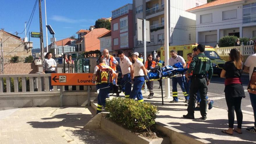 Muere una niña de 4 años atropellada en Bueu