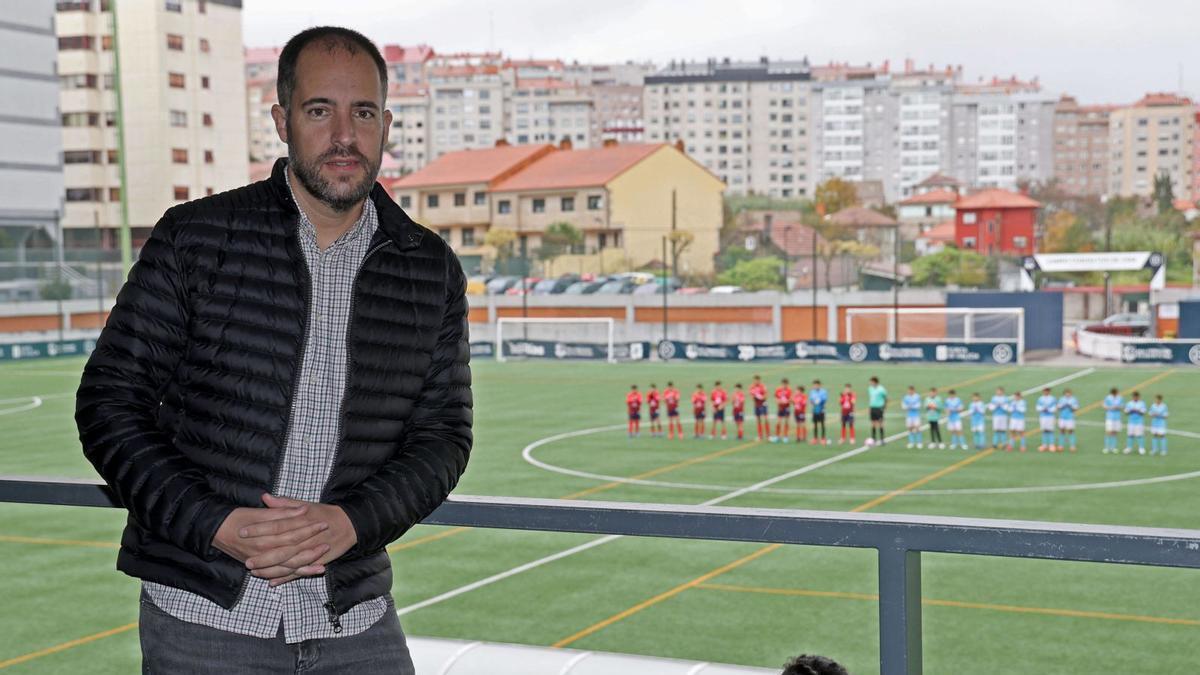 Fran Soto, en el Federativo de Coia.