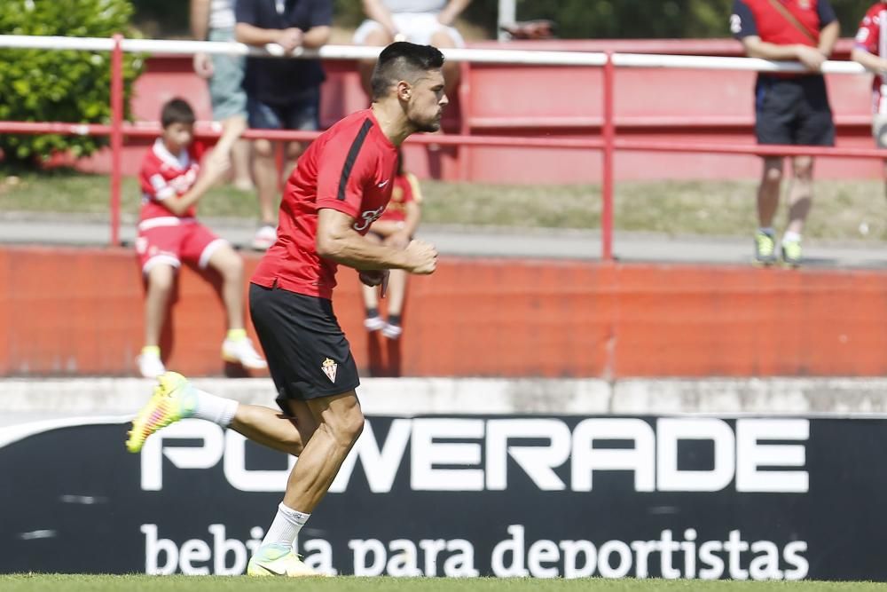 Entrenamiento del Sporting