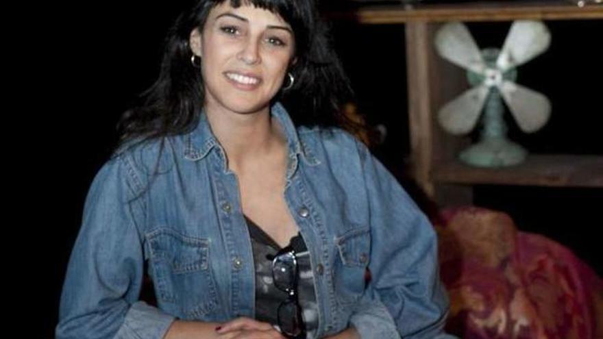 A actriz Sara Casasnovas.
