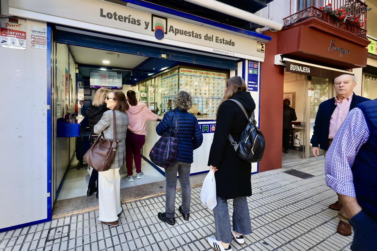 La administración de lotería de la avenida del Rey don Jaime de Castellón