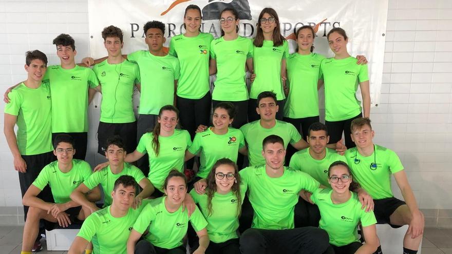 Nadadores del Club Tenis Elche