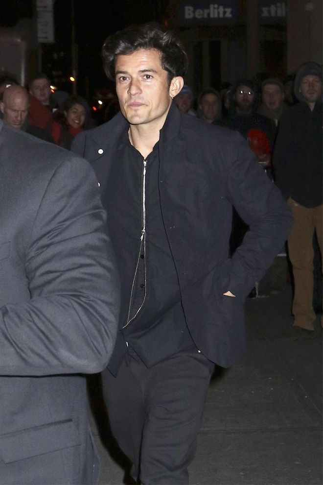 Orlando Bloom va al concierto de Katy Perry