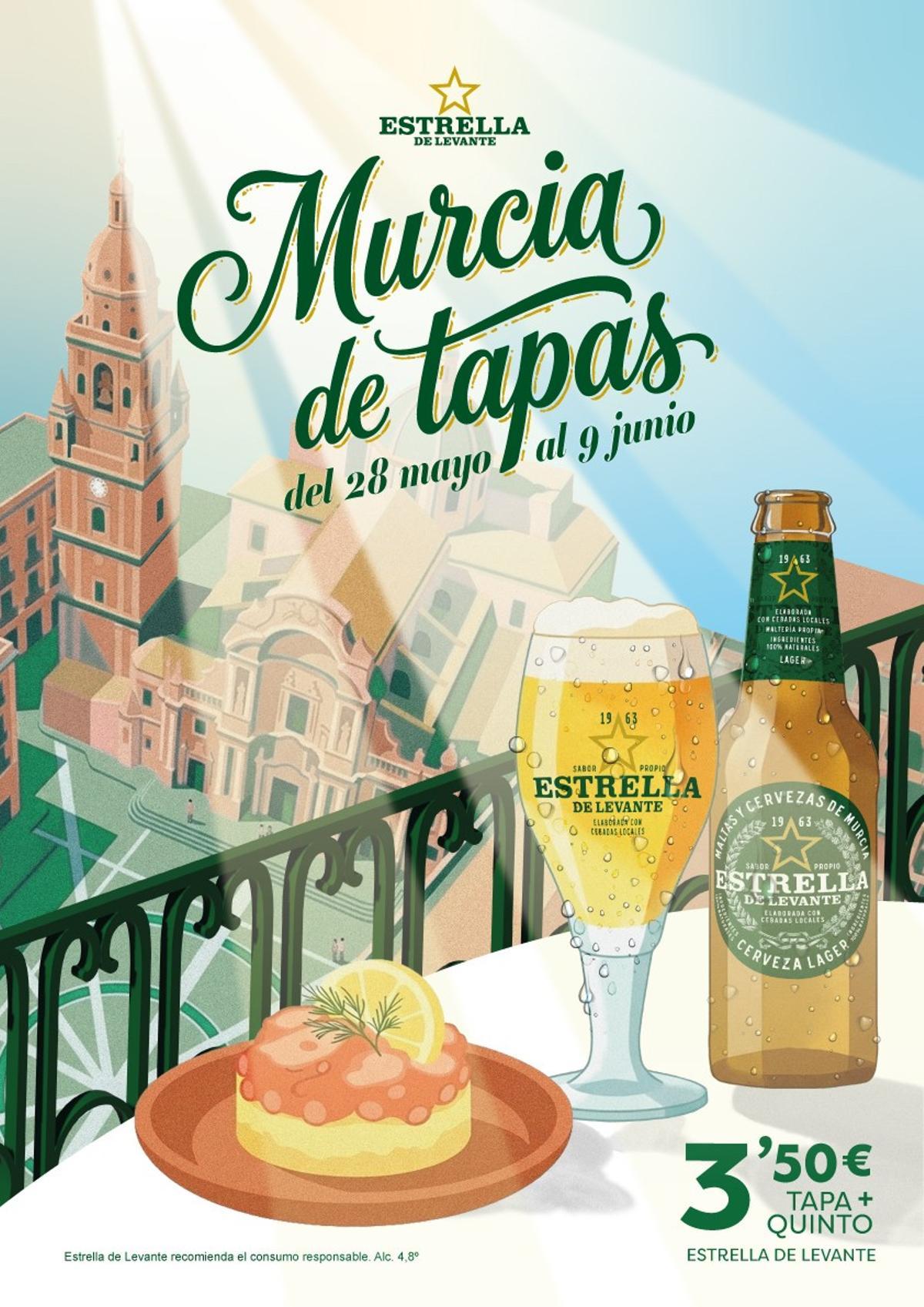 Cartel anunciador de la nueva edición de Murcia de Tapas