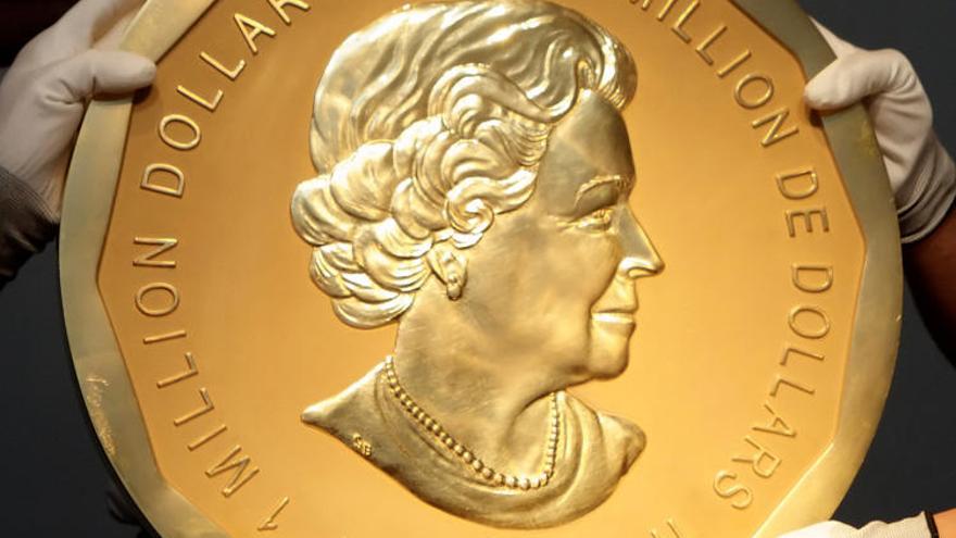 Roban una moneda de 100 kilos de oro en un museo de Berlín