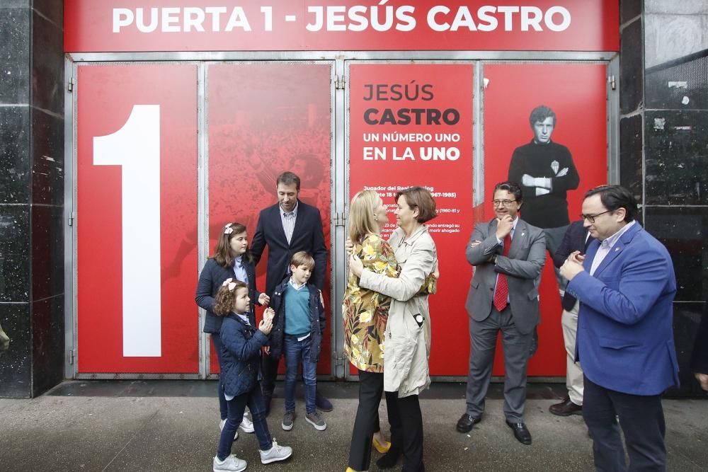 Inauguración de la puerta 1 de Jesús Castro