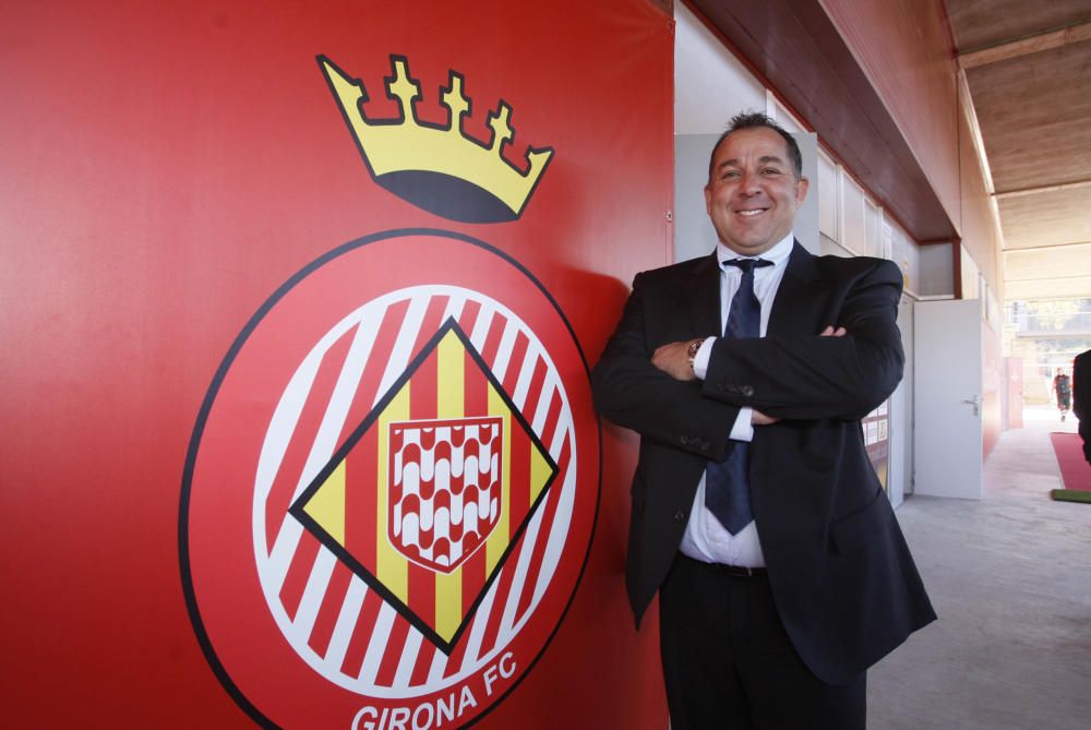 Etapa al Girona FC com a Director Esportiu i fent, a més, d'entrenador del Llagostera (2013/14). El Girona es va salvar del descens i els blaugranes van pujar al futbol professional. (Novembre 2013)