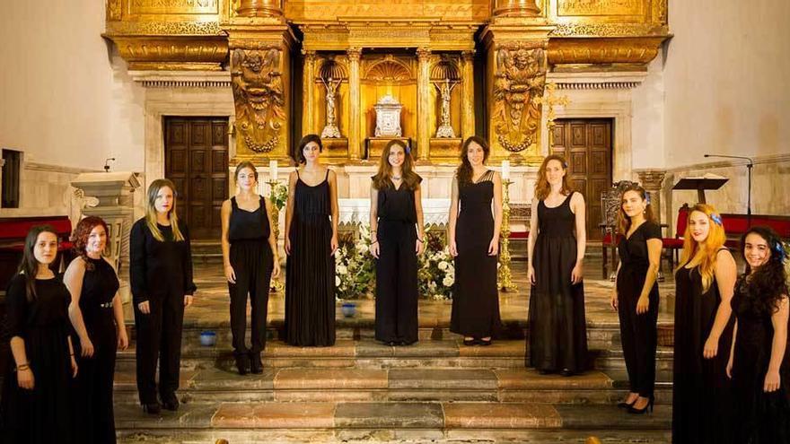 Integrantes del Coro de Voces Blancas del Nalón.