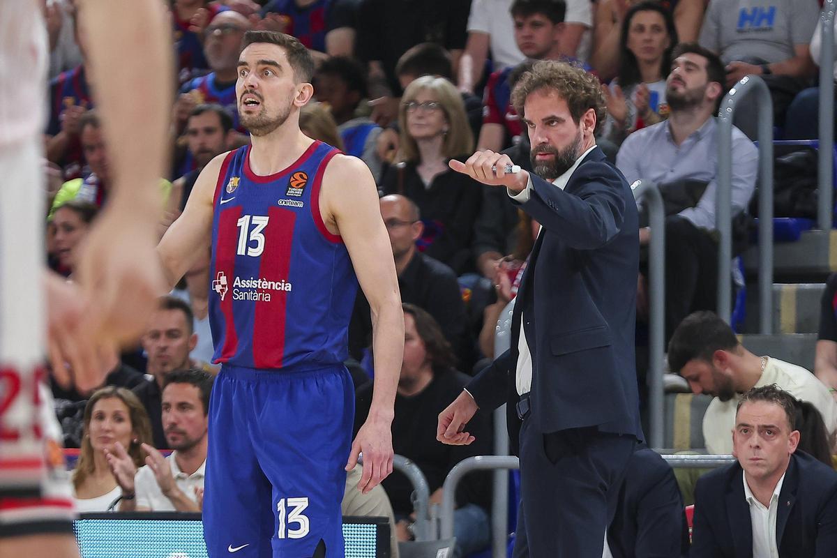 Euroliga. Barça - Olympiacos, quinto y definitivo partido del playoff, en imágenes.