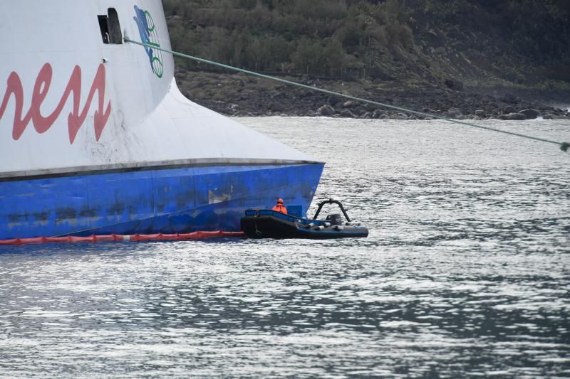 Nuevo intento de reflotar el ferry de Fred Olsen