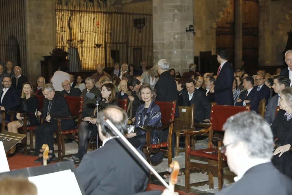 La Reina, fiel al Réquiem solidario en la Seu