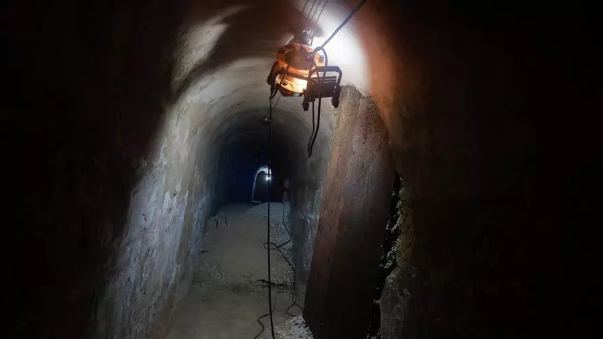 VÍDEO | Descubren un túnel subterráneo en la ampliación de un instituto de Palma