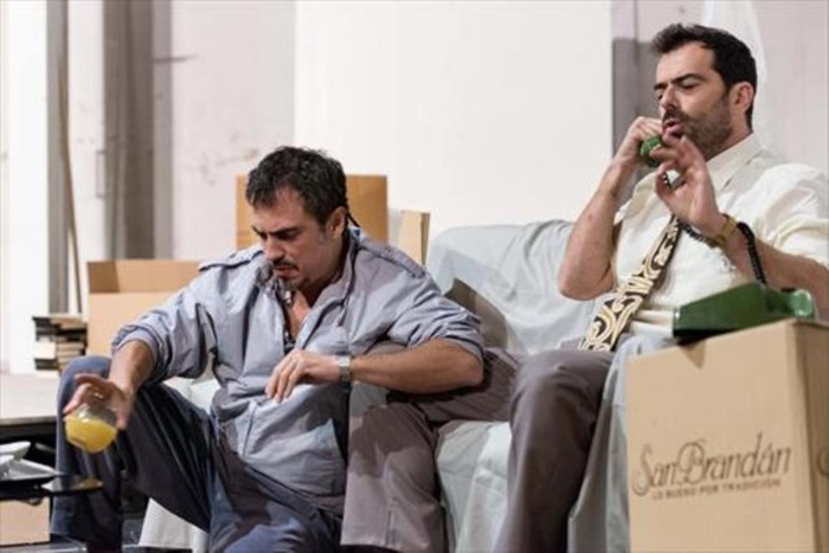 Productors 8Julio Manrique i David Selvas, a ’Una altra pel·lícula’, de David Mamet.