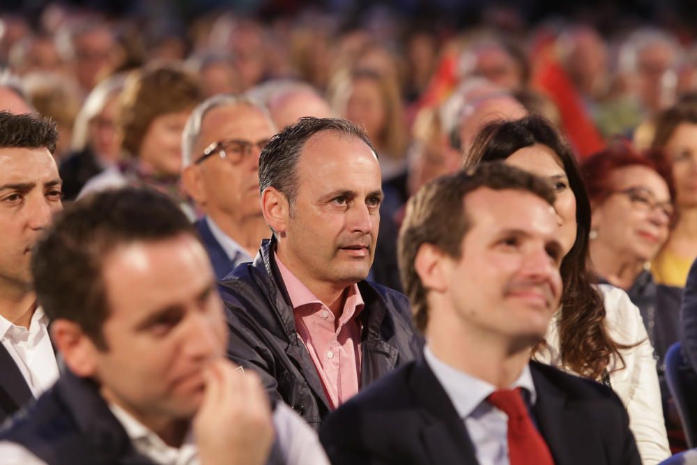 Pablo Casado visita Murcia un día antes del cierre de campaña