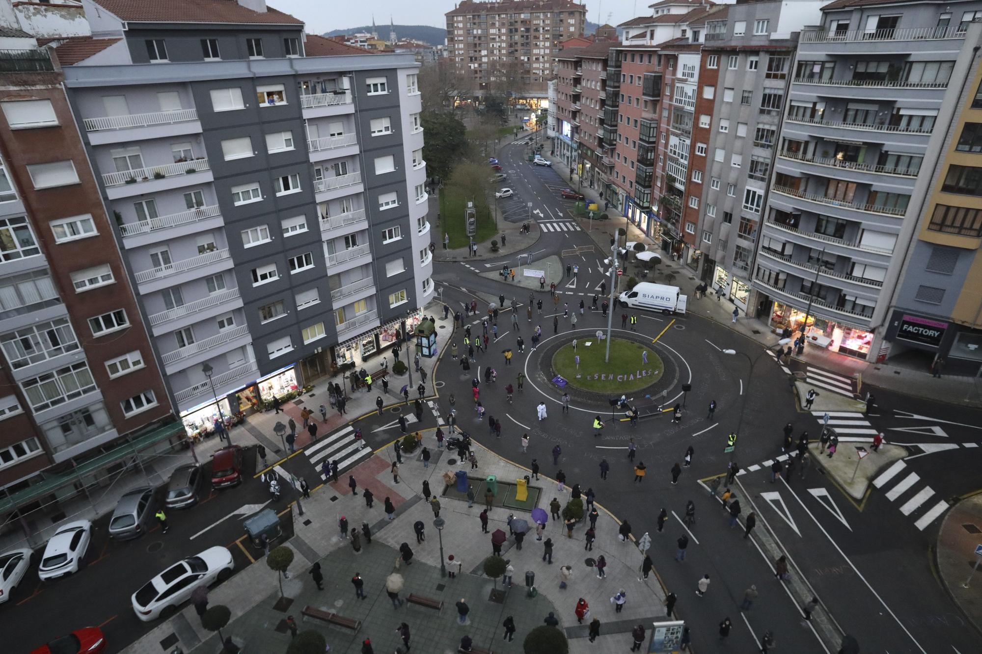 Manifestación del 8M en Avilés