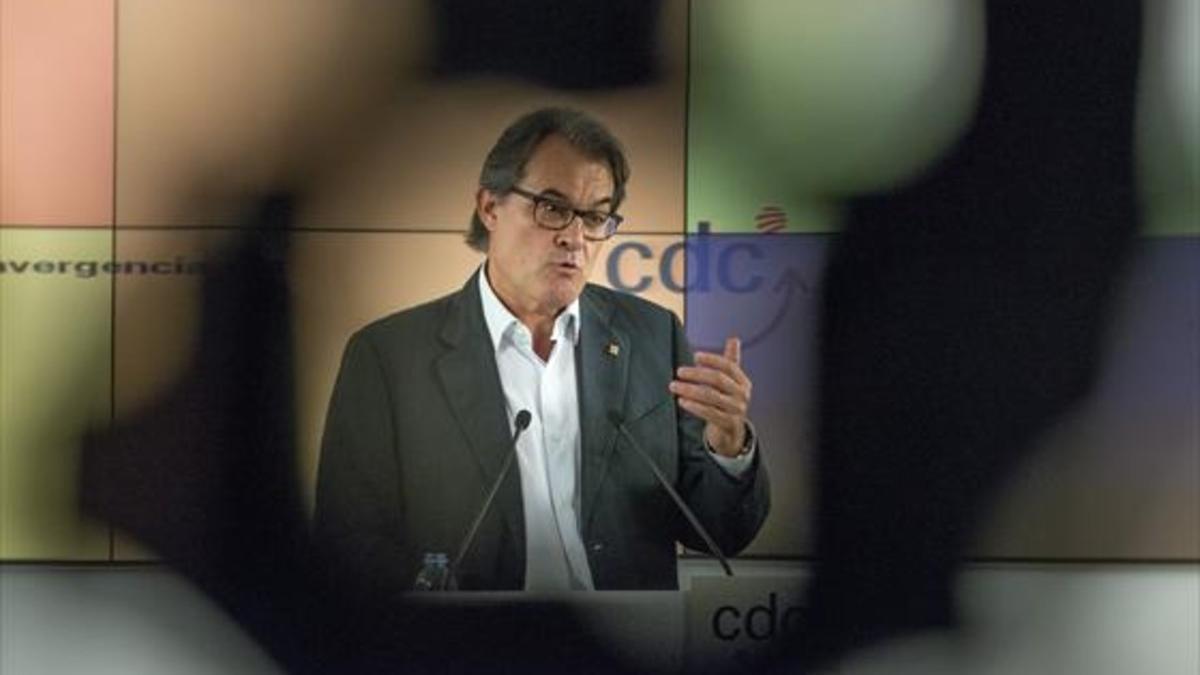 El expresidente de la Generalitat, Artur Mas.